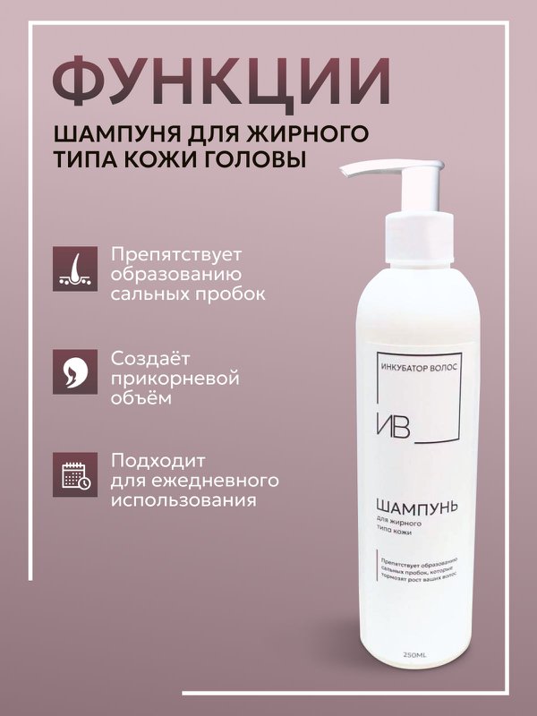Шампунь для жирного типа кожи головы